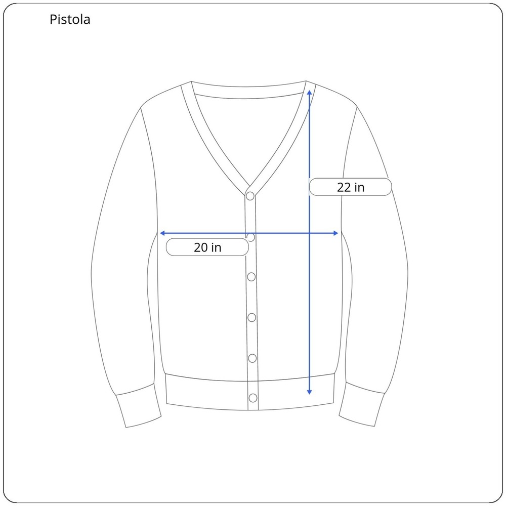 Pistola NWT Emilie Halter Cardigan Sweater Set Black Midnight Knit Alpaca Large - Picture 13 of 13